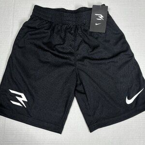 Brand New Nike Russell Wilson Collection Boys Shorts Black Size Small 8-10 Yrs